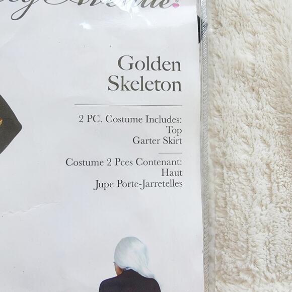 Leg Avenue Golden Skeleton 2 Piece Roleplay Costume - Picture 3 of 5
